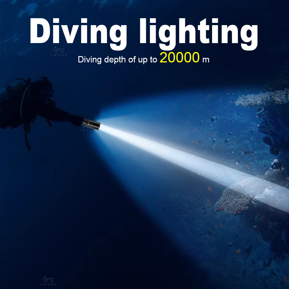 Мощный светодиодный фонарь для – обзор и цена Underwater Flashlight