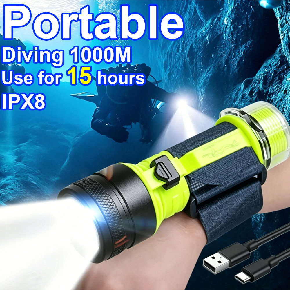 Новый портативный профессионал – обзор и цена Underwater Flashlight