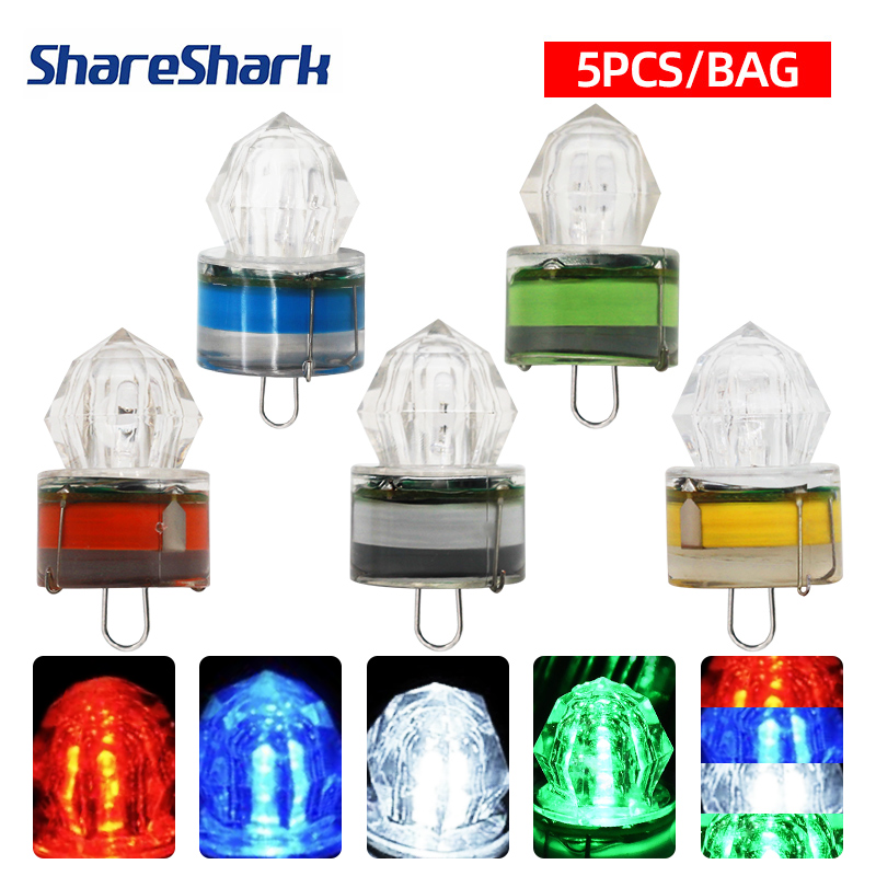 ShareShark 5 шт. светодиодная  – обзор и цена Underwater Flashlight