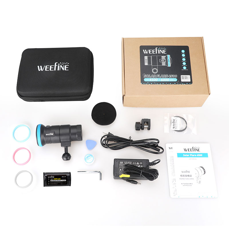 WEEFINE SolarFlare 4500 WF102  – обзор и цена Underwater Flashlight